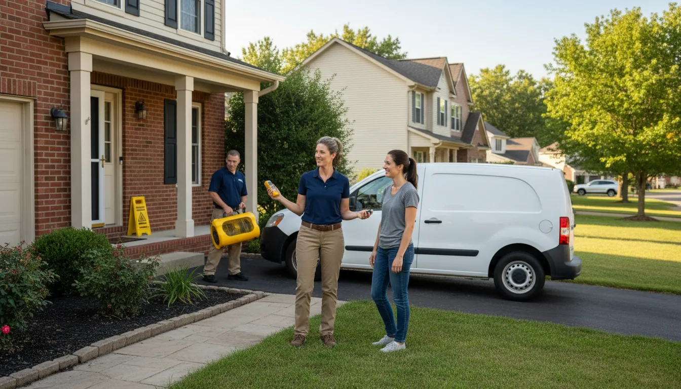 Residential water damage restoration in Chetek, WI